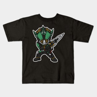 Kamen Rider Zeronos (Altair Form) Chibi Style Kawaii Kids T-Shirt